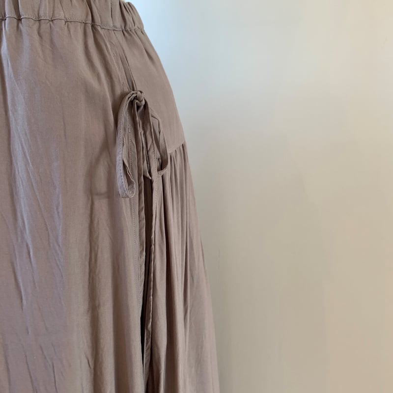 suzuki takayuki long skirt gray A211-22 |