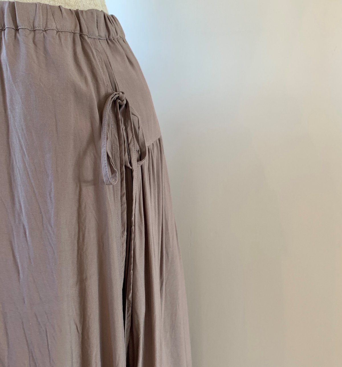 suzuki takayuki long skirt gray A211-22 |