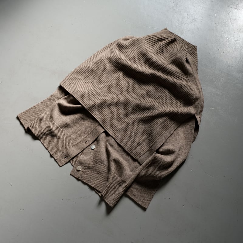 さとか☆R JUBILEEアールジュビリーレイヤードカーディガン ポンチョ