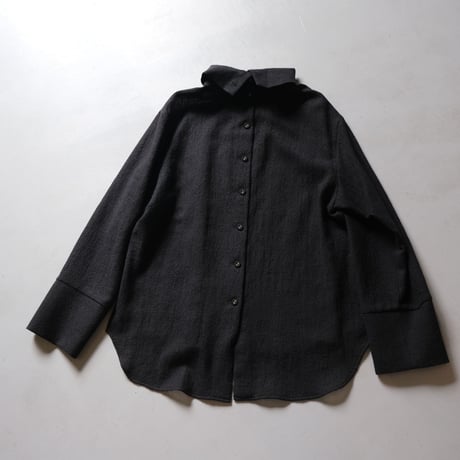 SINME　ウールガーゼシャツ　S23AW-01