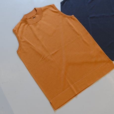 BATONER　Women MOCK NECK NOSLEEVE 　BN-22SL-030