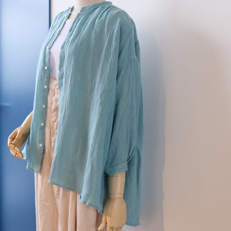 suzuki takayuki　　over blouse　　S211-15     spray green