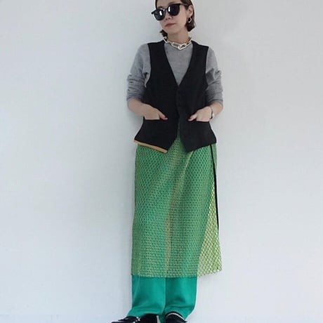 THOMAS MAGPIE　linen vest【2232207】