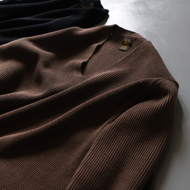 トップス BATONER EXTRA HARD TWIST WOOL V-NECK BATONER Women EXTRA HARD TWIST WOOL V-NECK