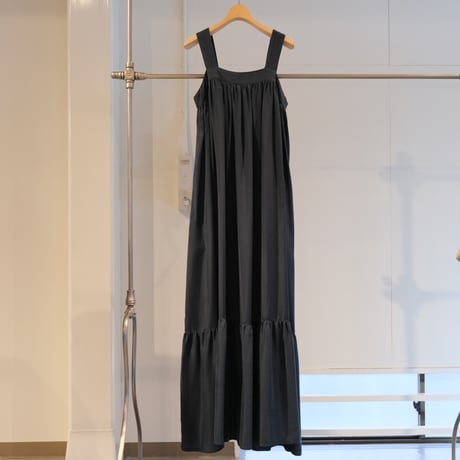 SINME　ストラップロングワンピース グリーン　ロング丈　SS14-01