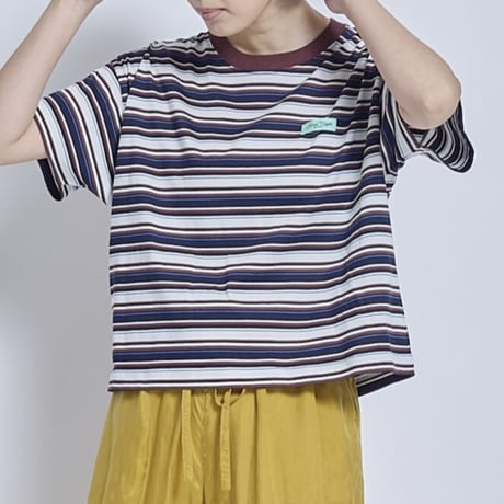 THOMAS MAGPIE　Silky Multi Border Tops　2262817