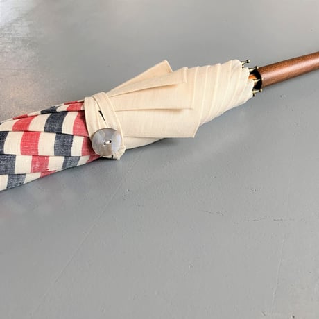 bonbonstore　トリコロールボーダー日傘 　40cmショートタイプ