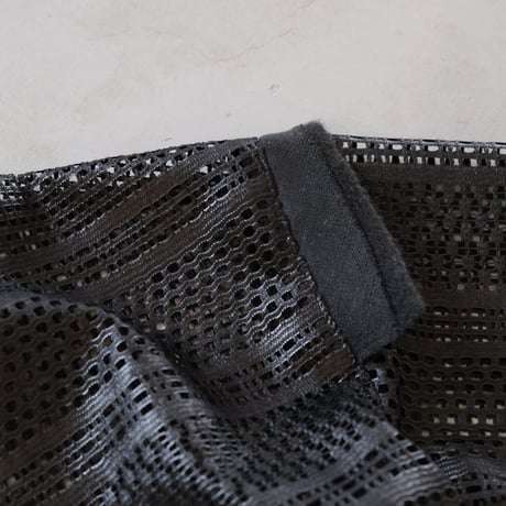 NAKAGAMI　半袖ラッセルレースプルオーバー（black）　N0123S0017