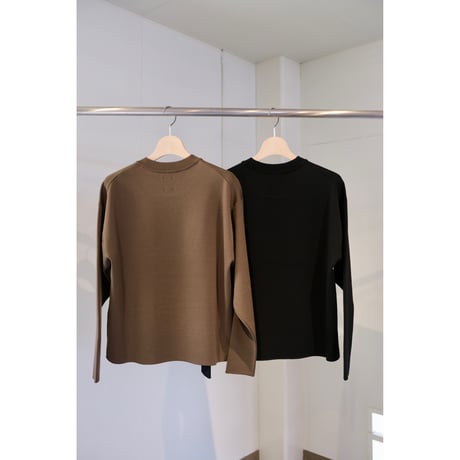 BATONER Women  32G SMOOTH WOOL CREW NECK