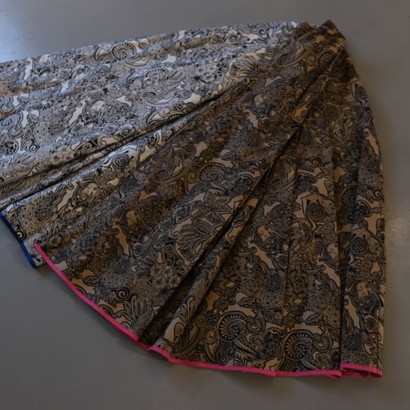 THOMAS MAGPIE   zentangle print long skirt【2213602】