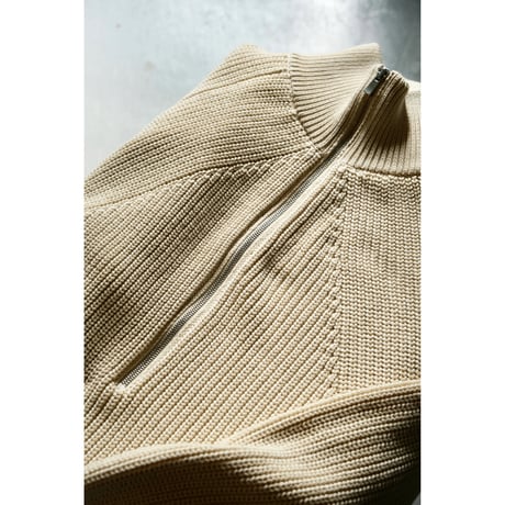 BATONER  MEN  SIGNATURE HALF ZIP KNIT