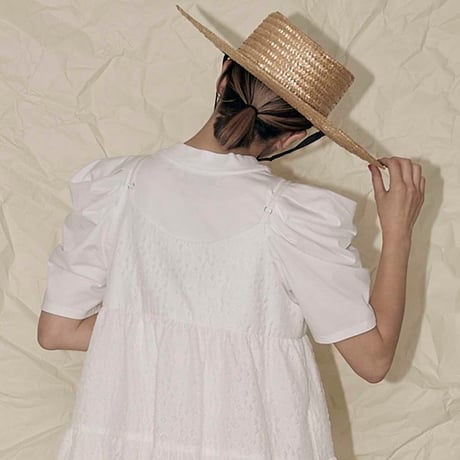 THOMAS MAGPIE  puff sleeves top【2242807】