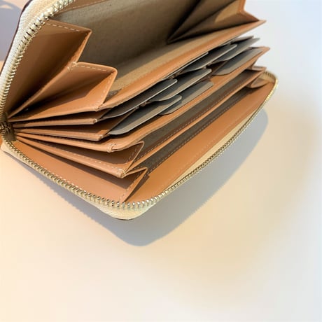 POP-UP LONG WALLET　/　NUDE