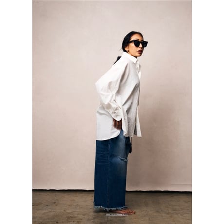 M53. LINEN WHITE SHIRT