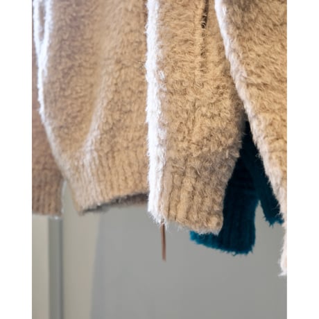 BATONER  MEN SHETLAND BOA ZIP UP BLOUSON