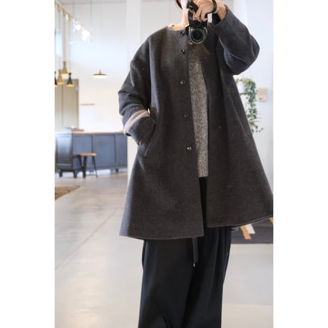 Thomas magpie angora shaggy coat   c.gray