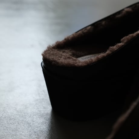 BEAUTIFUL SHOES　SLIPON（ECO FUR）BROWN　BSS2134006