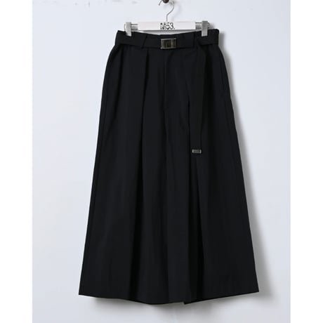 M53. BELTED SUPER WIDE PANTS (LINEN)