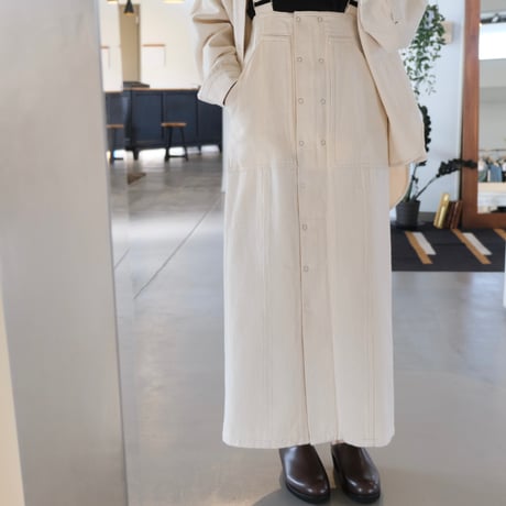 SERGE de bleu	 DDM-63D-CEA  SALOPETTE SKIRT