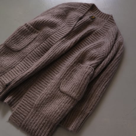BATONER　 SUPER KID MOHAIR BIG CARDIGAN　BN-21FL-054