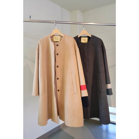 Thomas magpie angora shaggy coat   camel