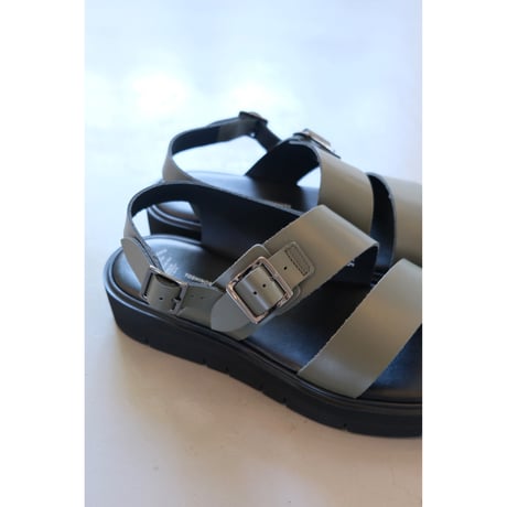 BEAUTIFUL SHOES｜ S.S.BELT SANDALS ｜ GLOXI CUT SOLE ｜ KHAKI