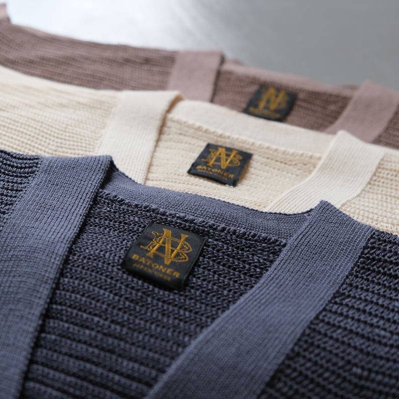 BATONER Men THE SUMMER KNIT CARDIGAN BN-22SM-03