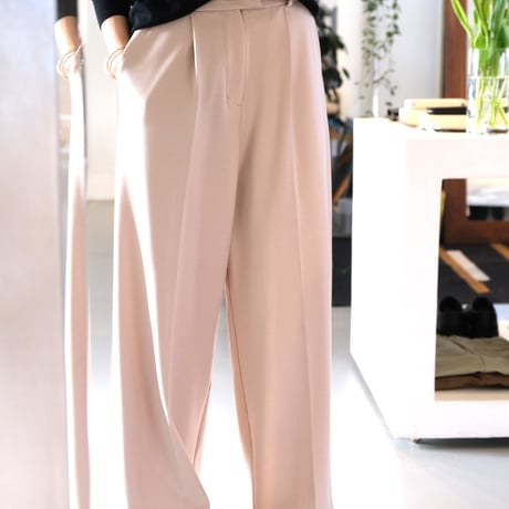 TOMAS MAGPIE　 WIDE TUCK PANTS