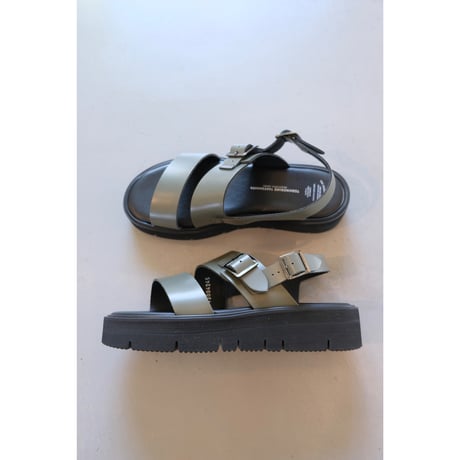 BEAUTIFUL SHOES｜ S.S.BELT SANDALS ｜ GLOXI CUT SOLE ｜ KHAKI