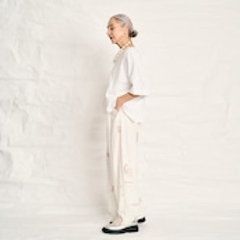 THOMAS MAGPIE ホワイトカットソー THOMAS MAGPIE ミニTシャツ White | grasol Nagasaki St