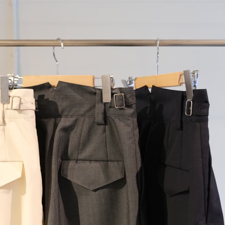 BATONER　Women SUMMER MOHAIR GURKHA PANT 　BN-24SL-011