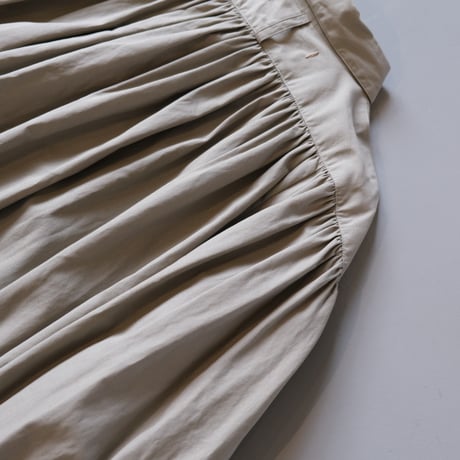 suzuki takayuki　weather-cloth shirt　A241-15　frost grey