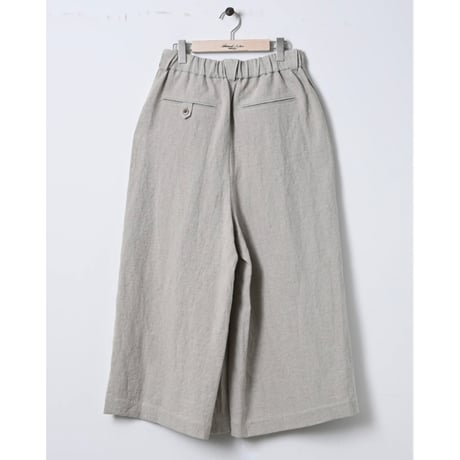 M53. BELTED SUPER WIDE PANTS (LINEN)