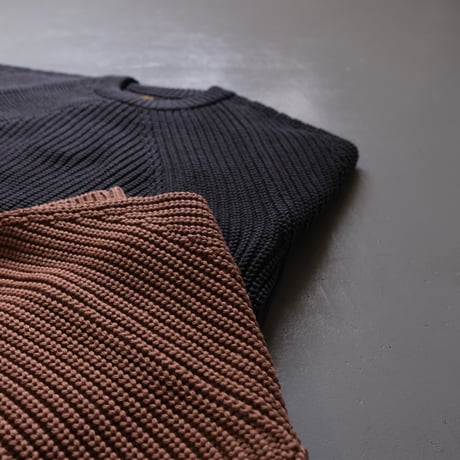 BATONER　Men SIGNATURE CREW NECK　D.Gray　BN-21FM-023