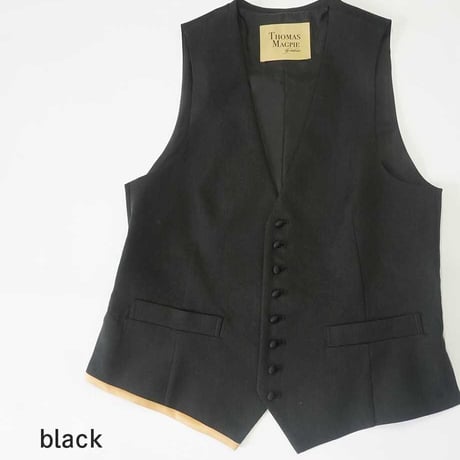 THOMAS MAGPIE　linen vest【2232207】