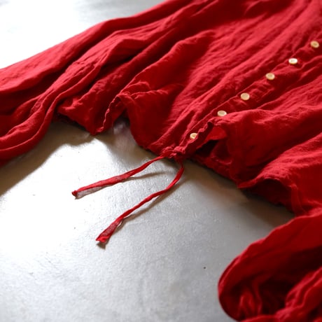 suzuki takayuki　bishop-sleeve bolero　S231-17   dawnred