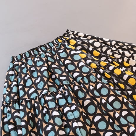 THOMAS MAGPIE　original printed skirt【2232612】
