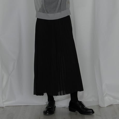 THOMAS MAGPIE   sheer boil pleats skirt【2222607】