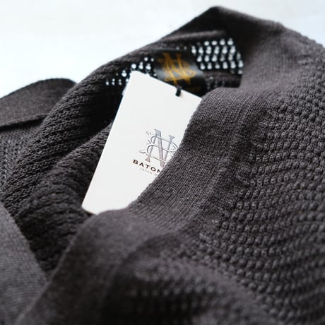 BATONER　 Men SUMMER KNIT V NECK CARDIGAN 　BN-23SM-028