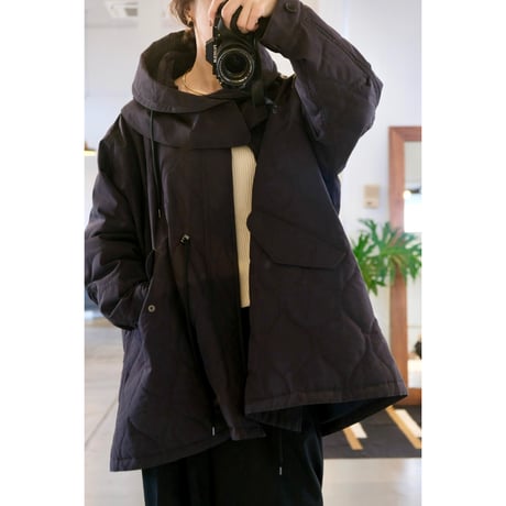 VACHEMENT   Cotton Nylon Quilted Mods Coat