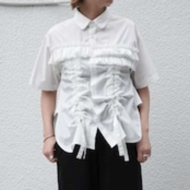 Thomas Magpie T/C Broad ruffle shirt 2252114 |