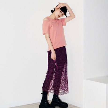 THOMAS MAGPIE　meshed over skirt【2232611】