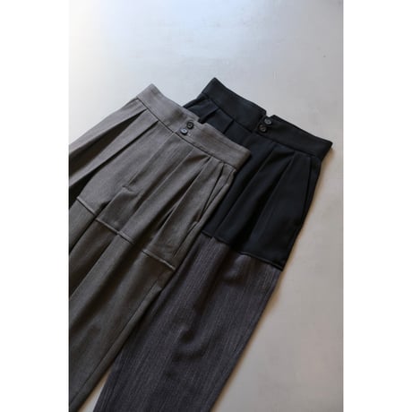 SINME パネルタックパンツ