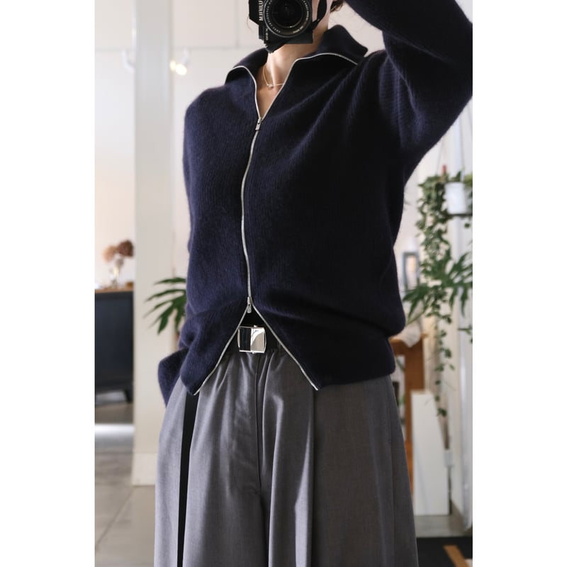 BATONER Woman CASHMERE FOX DRIVERS KNIT | geep