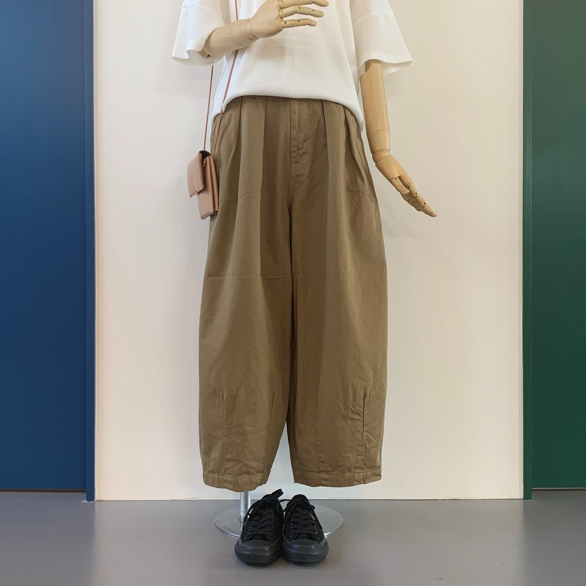 HARVESTY CIRCUS PANTS サーカスパンツ COL:34 KHAKI