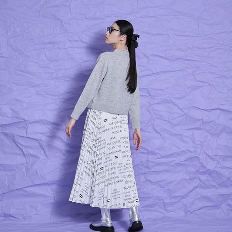 Thomas magpie   original print pleats skirt  2243602