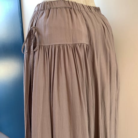 suzuki 　takayuki     long　skirt　 gray　A211-22