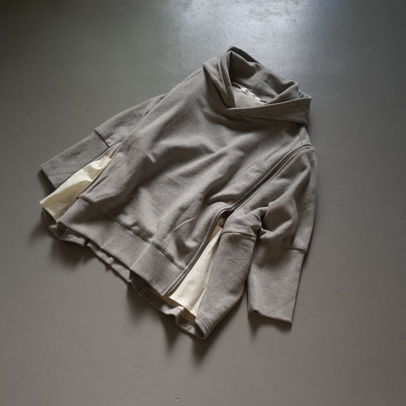 NAKAGAMI ナカガミ 2WAYデザインパーカー M0121A0037 GRAY | geep