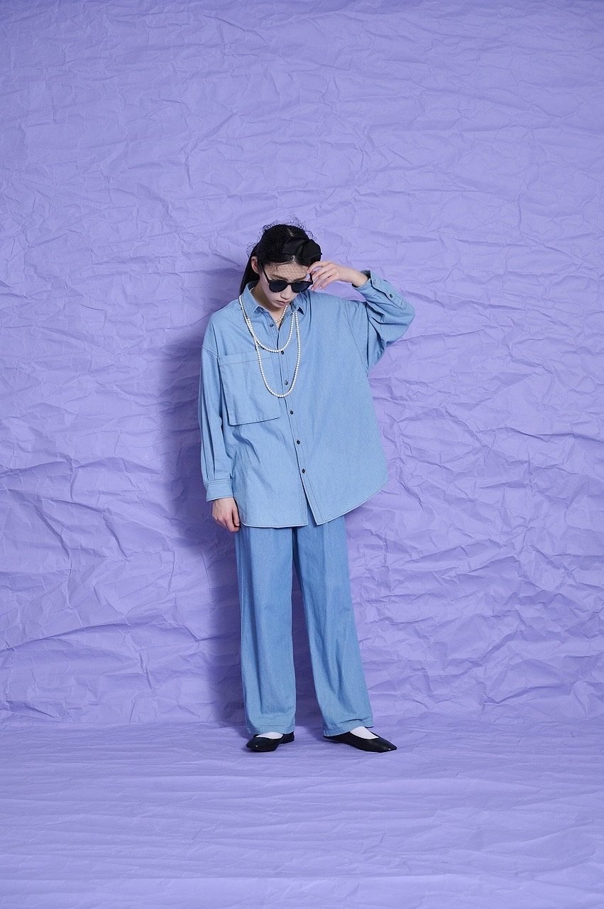 Thomas magpie denim shirt 2243101 | geep