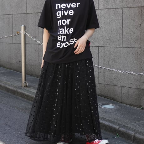 THOMAS MAGPIE　BIG T-shirt Never give【2213857】